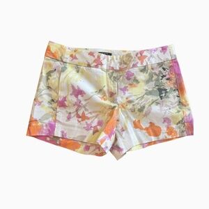J. Crew Factory: Abstract Watercolor Floral Shorts